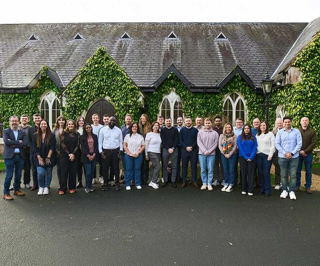 RWA Team Photograph at a Christmas Party