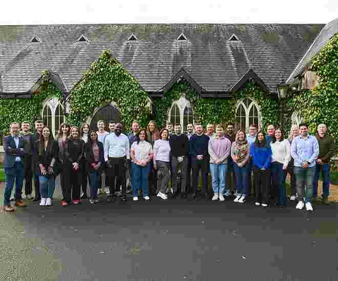 RWA Team Photograph at a Christmas Party